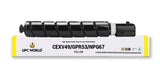 UPC World   TONER CARTRIDGE CEXV49/GPR53/NPG67 Yellow
